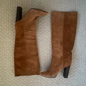 Club Monaco Tan Suede Boots
